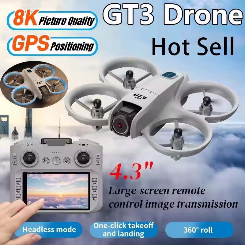 Drone Multispectral - Original NEW GT3 Drone 8K GPS