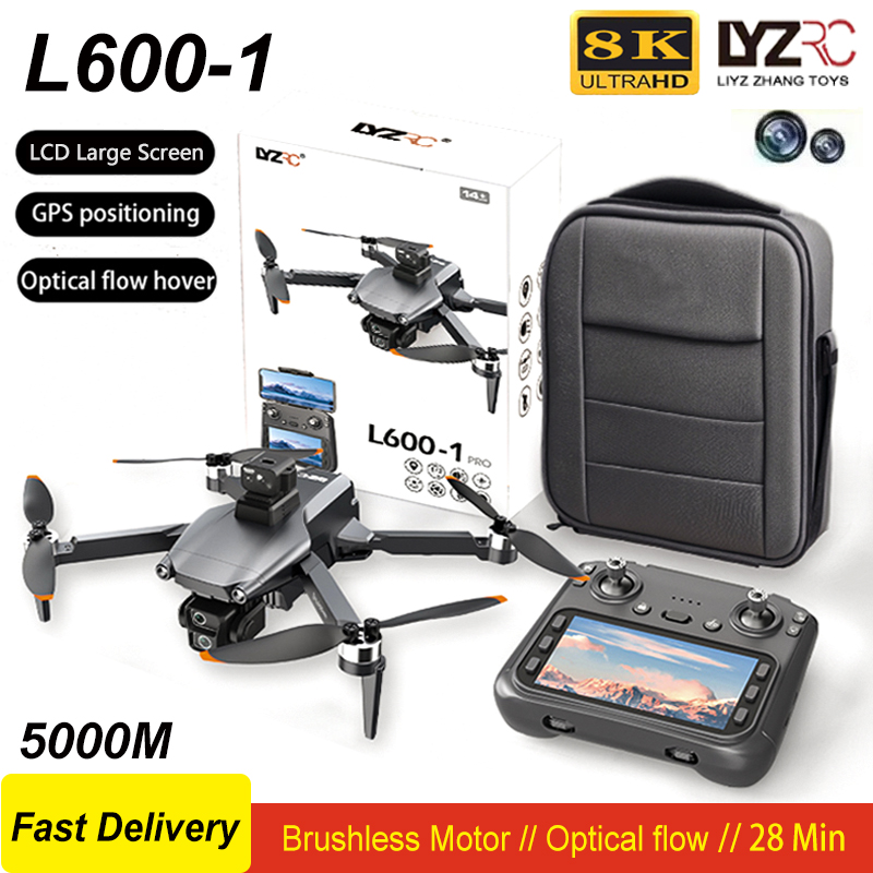Drone Surveying - New L600-1 GPS Drone Professional 8K