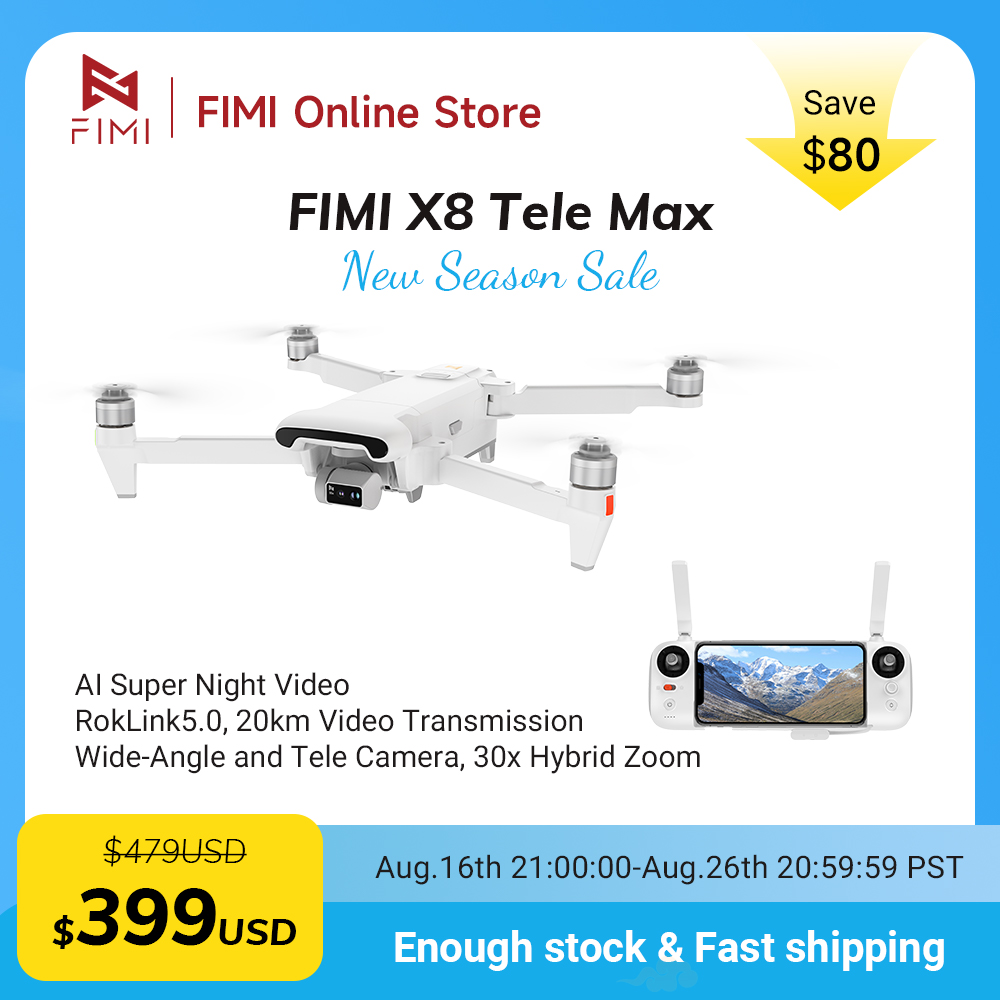 Drone Thermal Imaging - FIMI X8 Tele Max Drone 4K