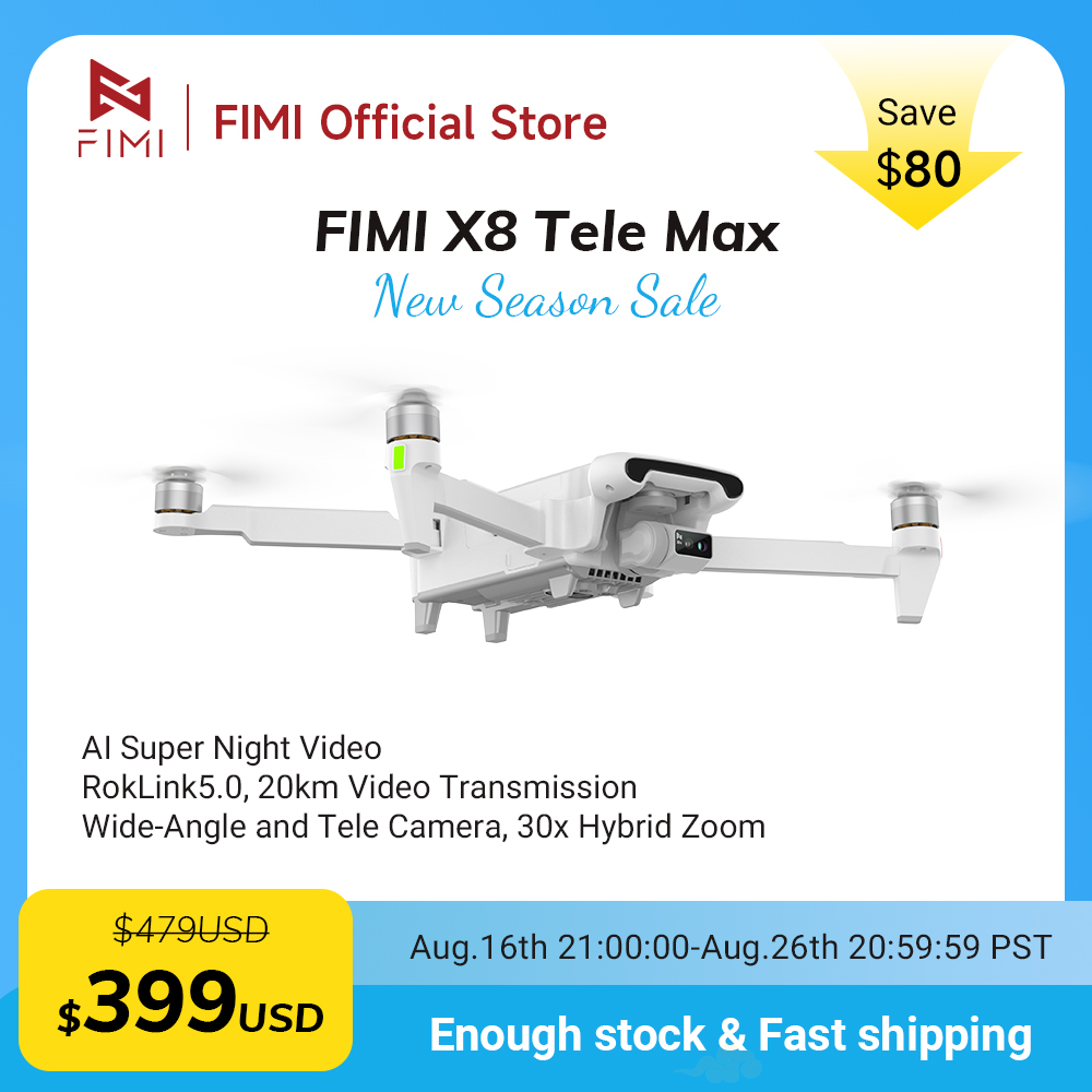 FIMI X8 Tele Max New Drone Wid - Drone Thermal Imaging recension och pris