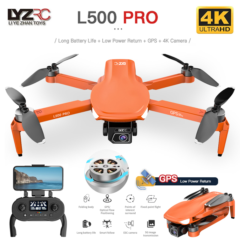L500 PRO GPS Drone 4K Profesio - Drone Video Production recension och pris