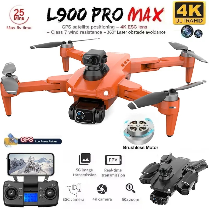 L900 Pro MAX GPS Drone 4K Prof - Drone Multispectral recension och pris