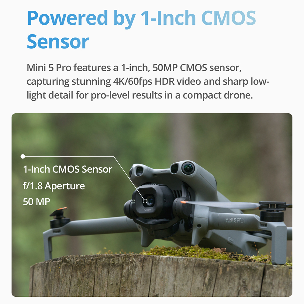 DJI Mini 5 Pro Fly Combo Drone - Drone Video Production recension och pris