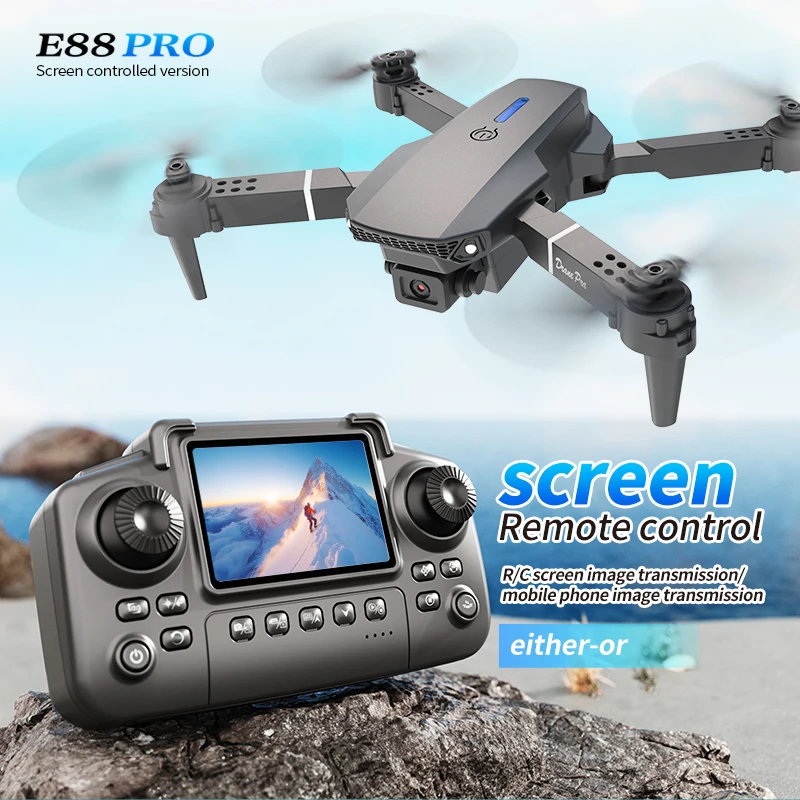 Professional E88 PRO Drone wit - Drone Surveying recension och pris