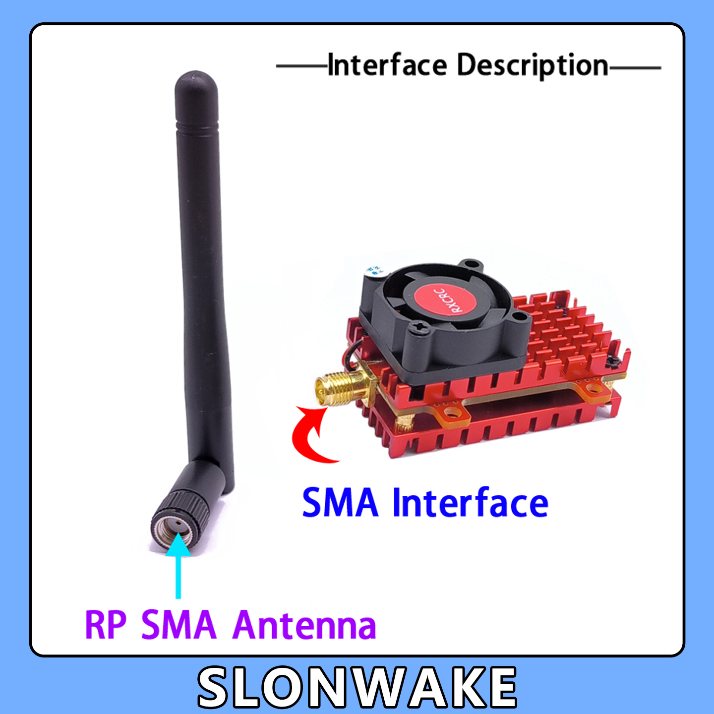 SLONWAKE 5.8G 2W VTX FPV 1800T - Drone Cinematic recension och pris
