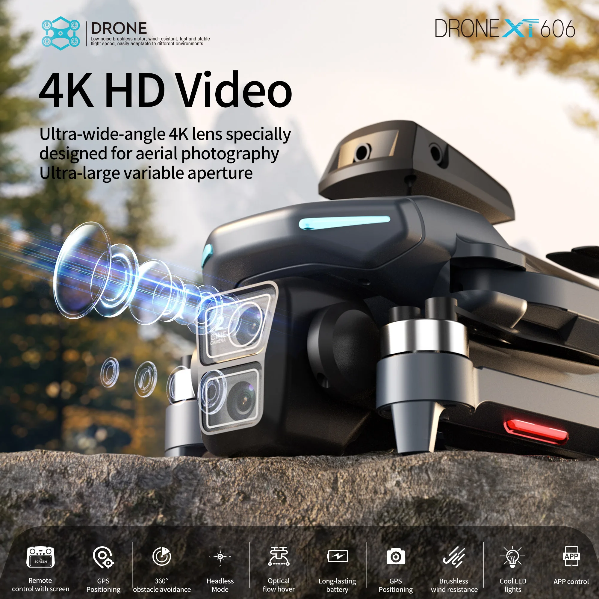 Lenovo XT606 MAX GPS Drone 4k  - Drone Multispectral recension och pris