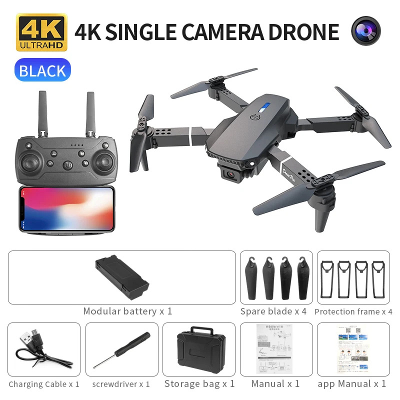 E88 ProIntelligent Folding Dro - Drone Cinematic recension och pris