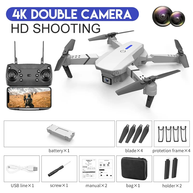E88 ProIntelligent Folding Dro - Drone Cinematic recension och pris