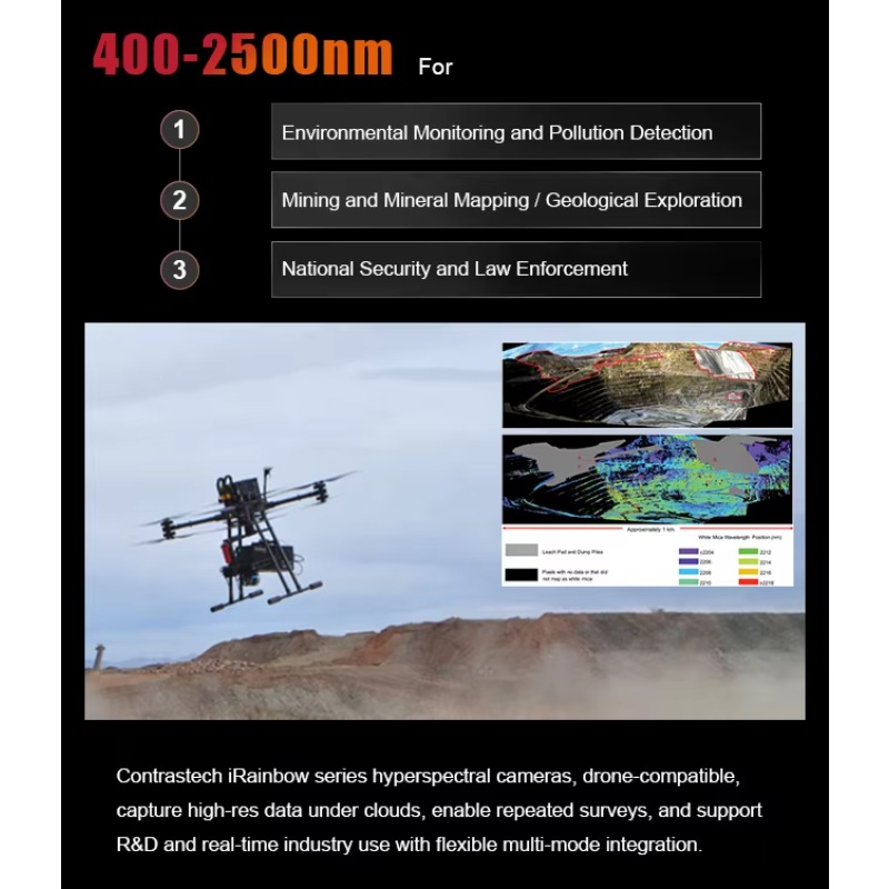 1200 Bands Light Weight 400-10 - Drone Agriculture Monitoring recension och pris